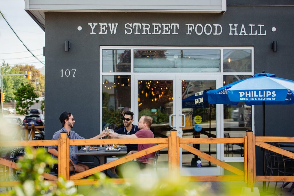 Savour a vibrant array of unique culinary experiences at Yew Street Food Hall.